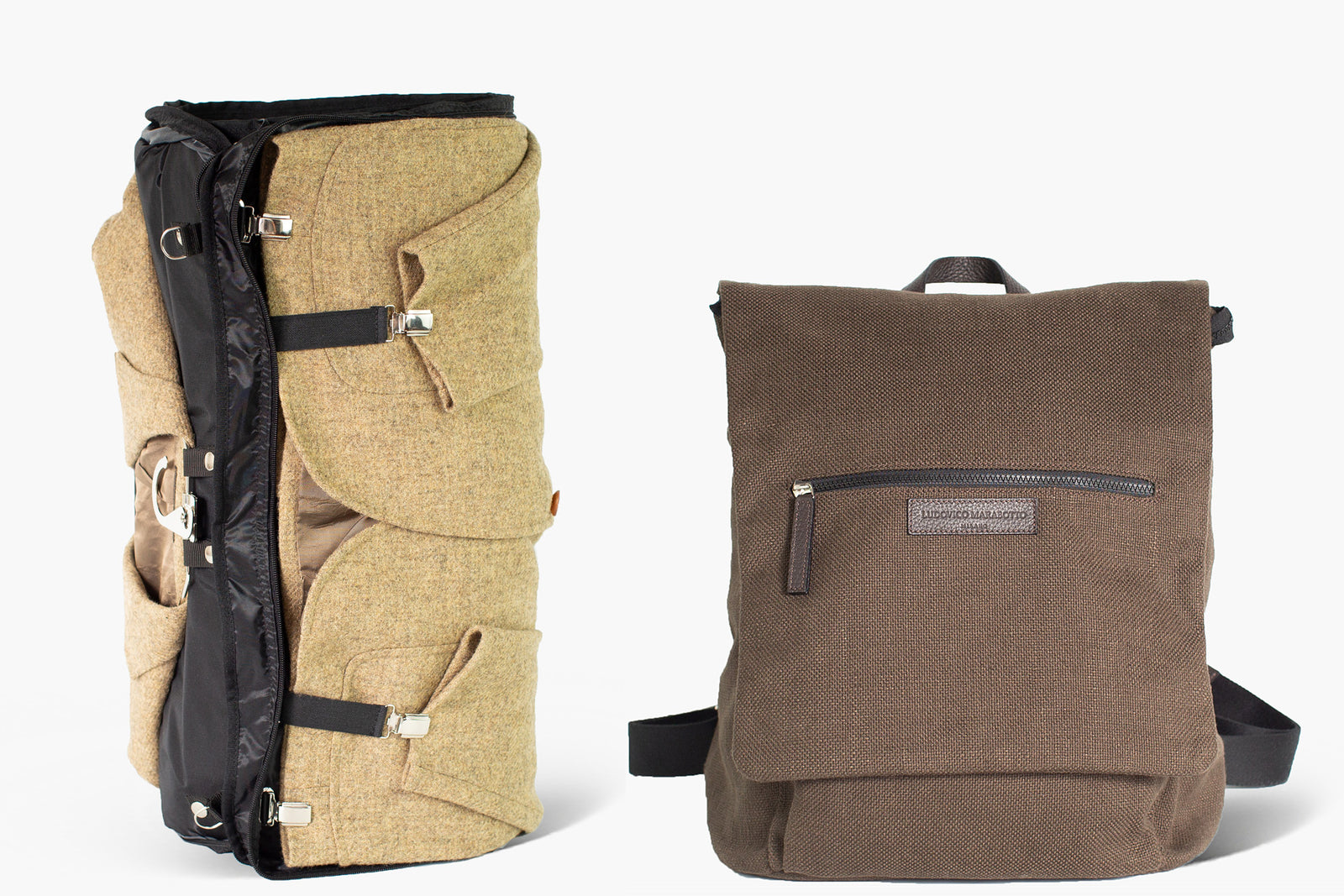 Expandable Garment Backpack bag- Rolling garment bag - Ludovico Marabotto