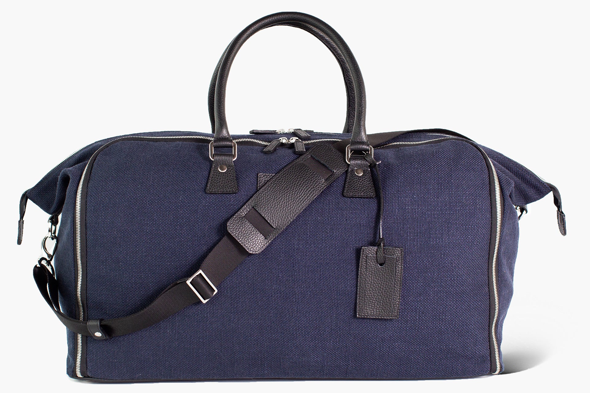 Travel Garment Weekender Bag wrinkle-free - Borsa porta abiti - Flamingo Blu Linen