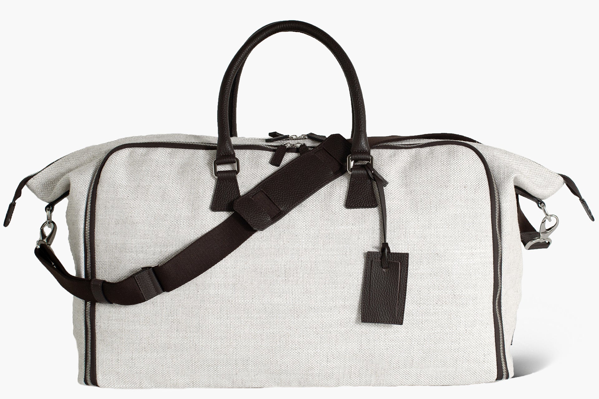 Travel Garment Duffle Bag wrinkle-free - Borsone porta abiti - Flamingo Natural Linen
