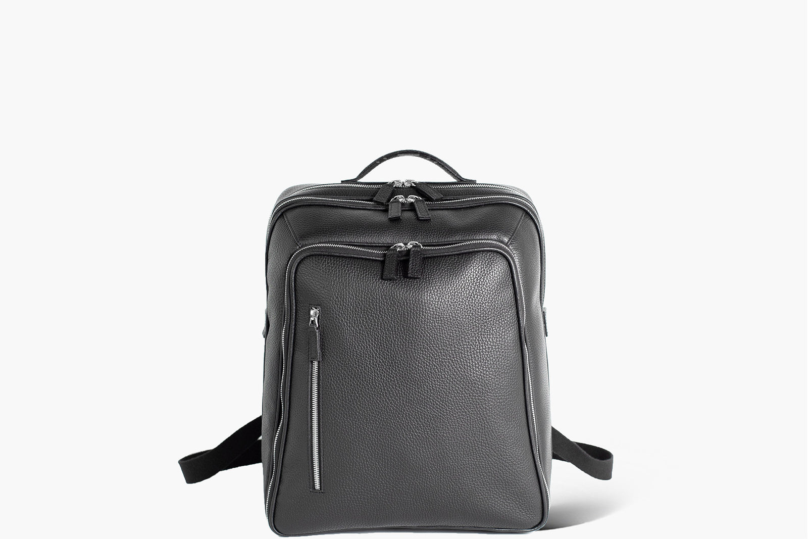 Zaino Torino - Pelle Nera - Ludovico Marabotto